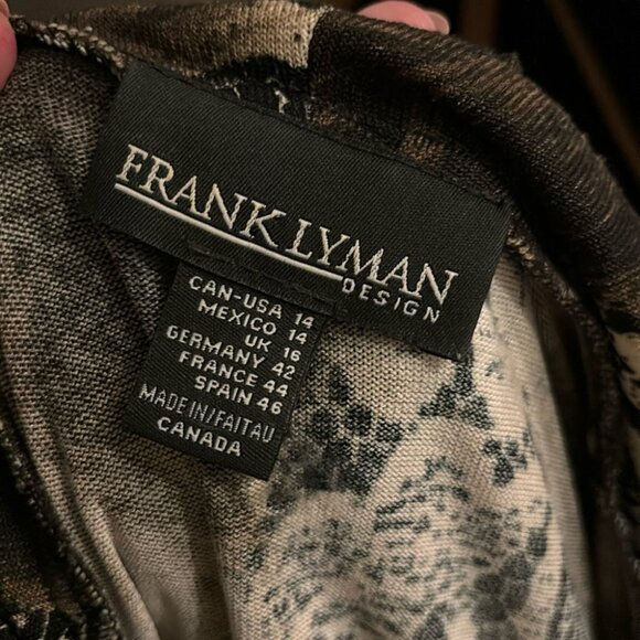 Vintage Frank Lyman Design Women’s Pattern Neutral Colored Sweater - Picture 6 of 6